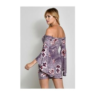 Mini Dress w/Bell Sleeves